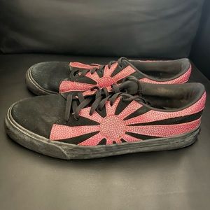 T.U.K. “Pink Rising Sun” shoes.